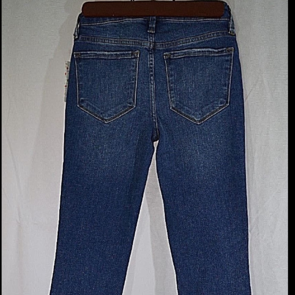 FREE PEOPLE Straight Leg Crop Jeans Womens sz 24 - Picture 3 of 8